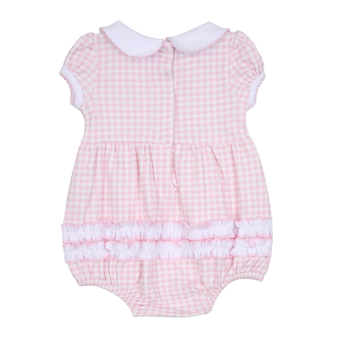 Pink Mini-Checks Flutter Bubble