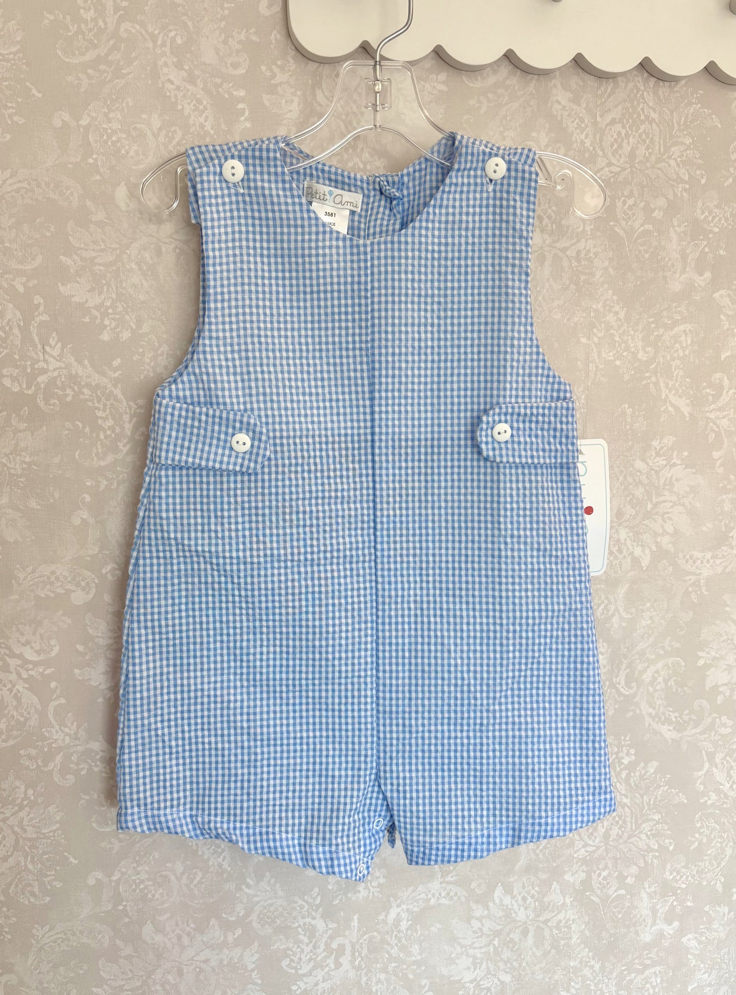 Classic Blue Gingham Jon Jon