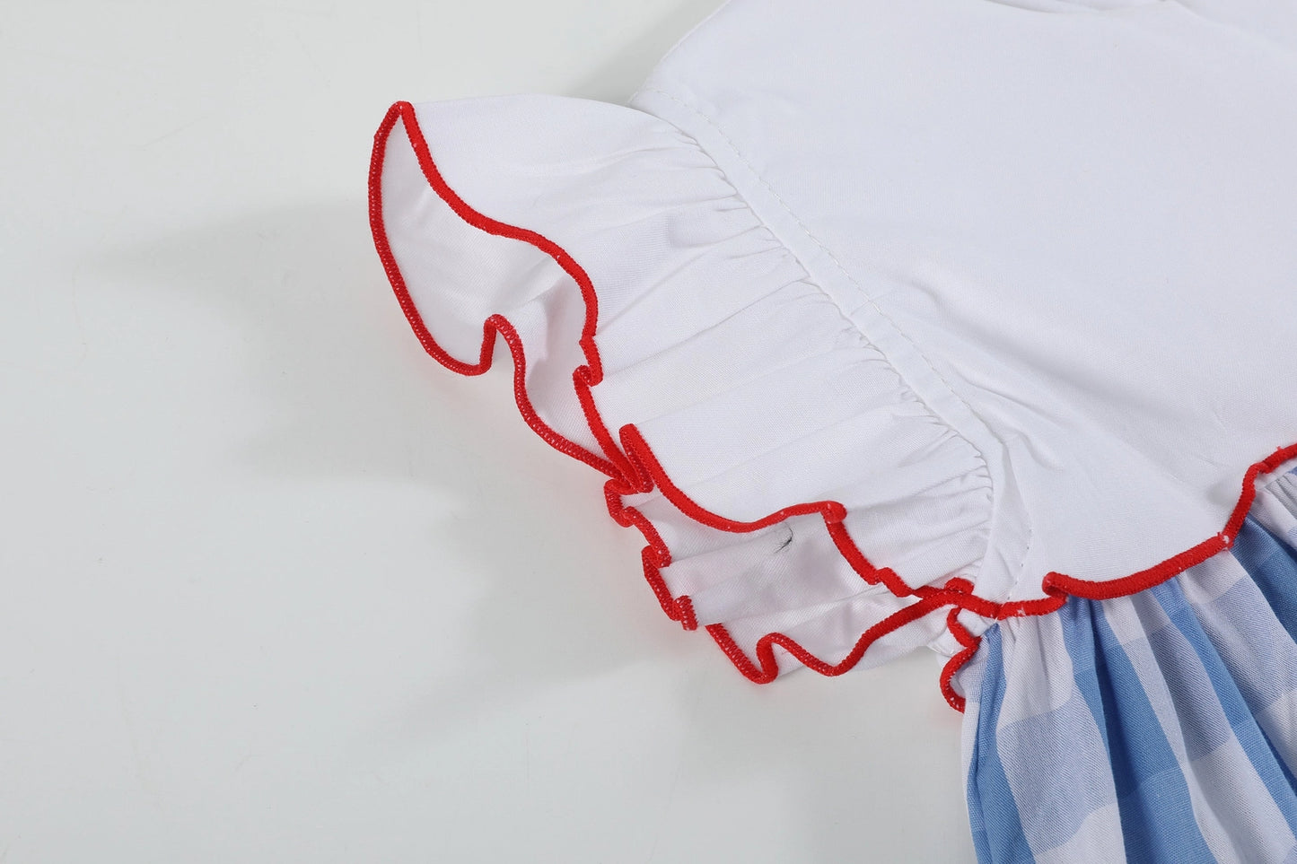 Red, White, and Blue Flutter Dress