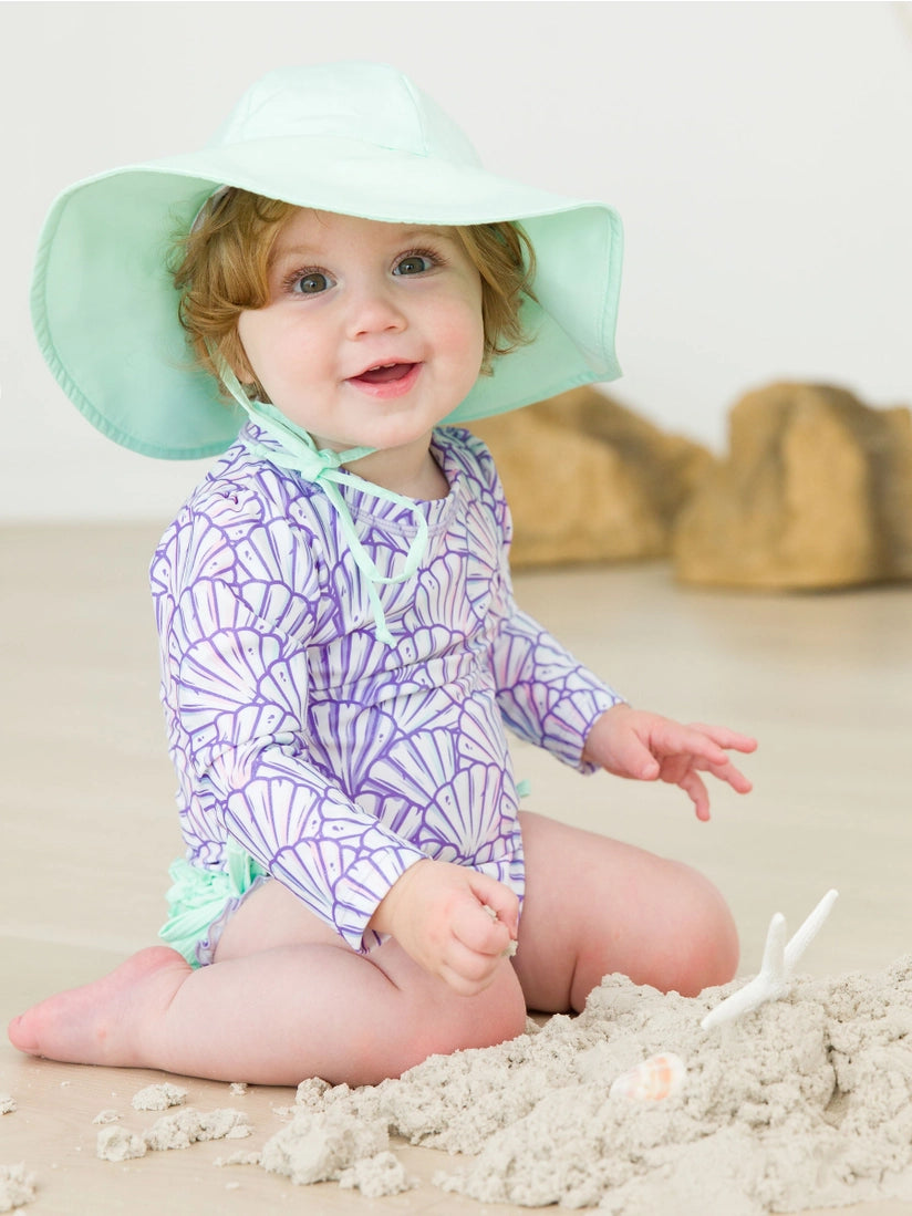 Magical Mermaid One Piece Long Sleeve Rash Guard