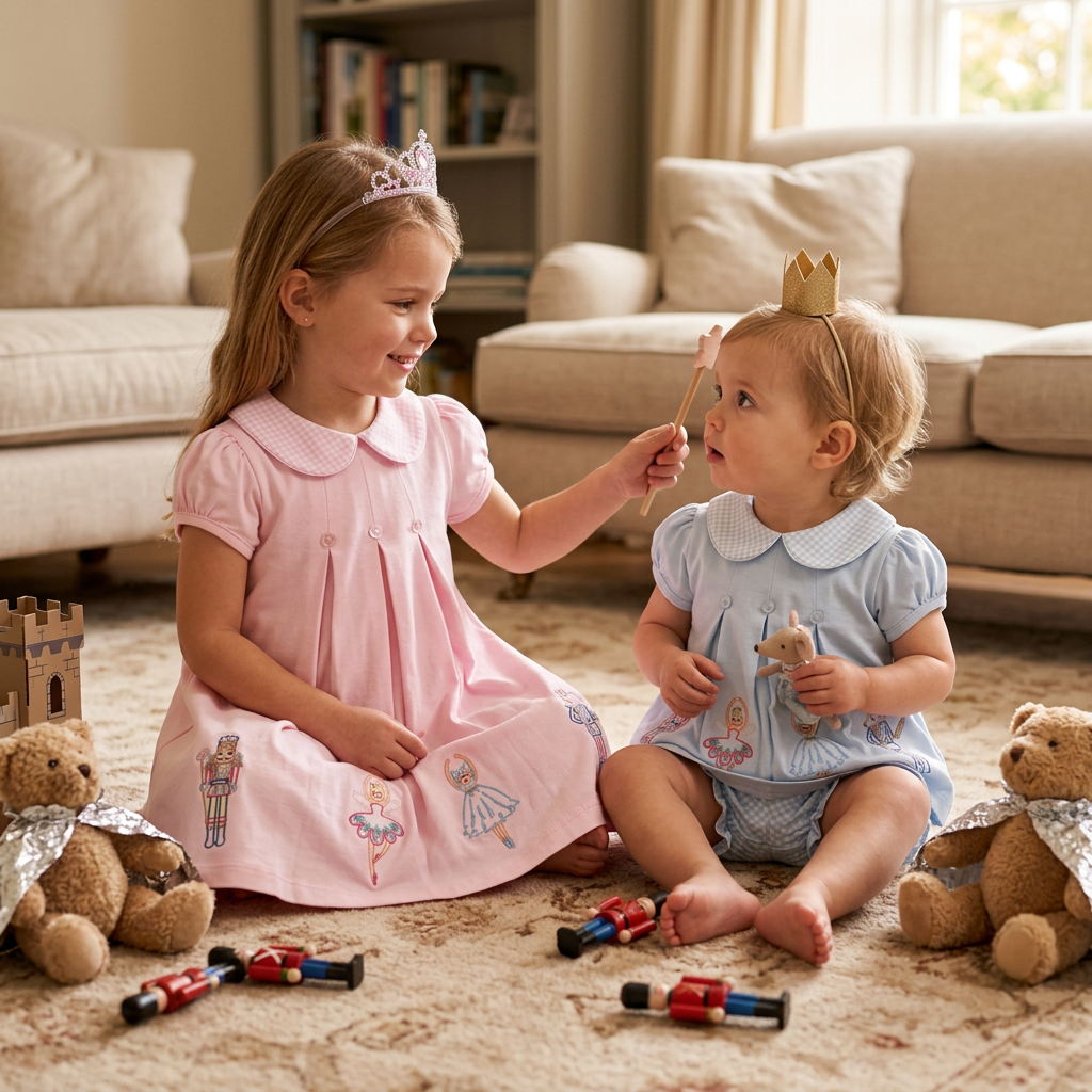 Classic Nutcracker Pima Collared Dress