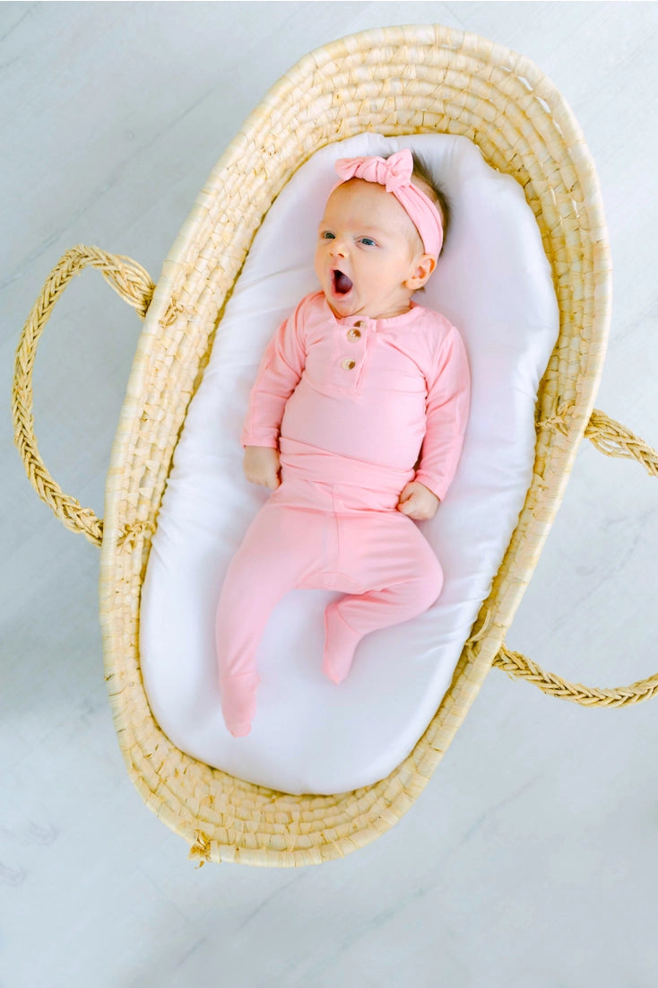 Top Bottom and Headband Bundle - Pink