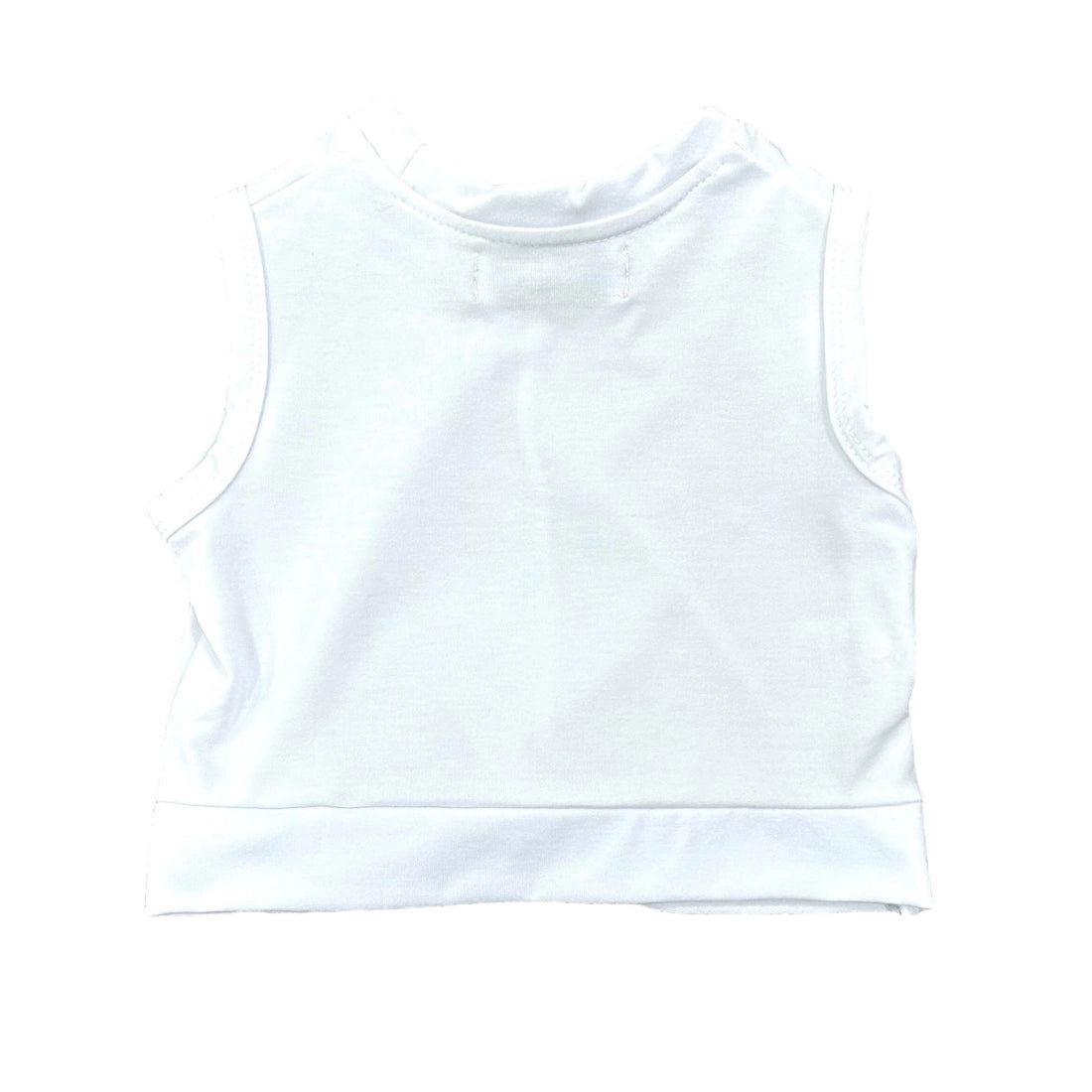 Knit Front Crop Tank