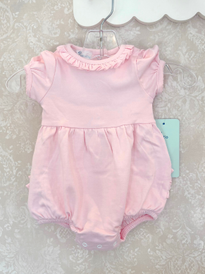 Pima Essential Pink Ruffled Bubble