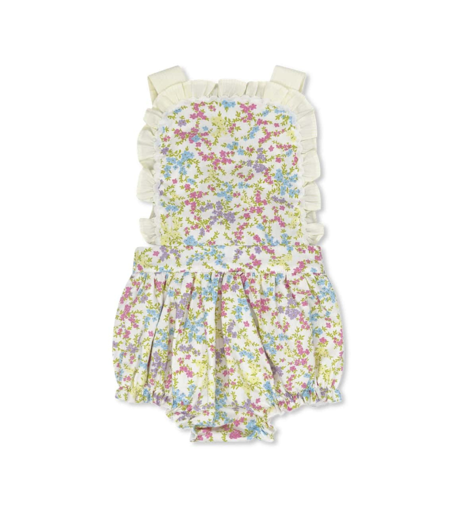 Margaux Sunsuit in Buttercup Ministripe
