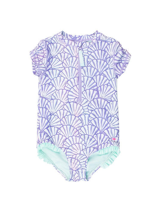 Girls Magical Mermaid Short Sleeve Swimsuit