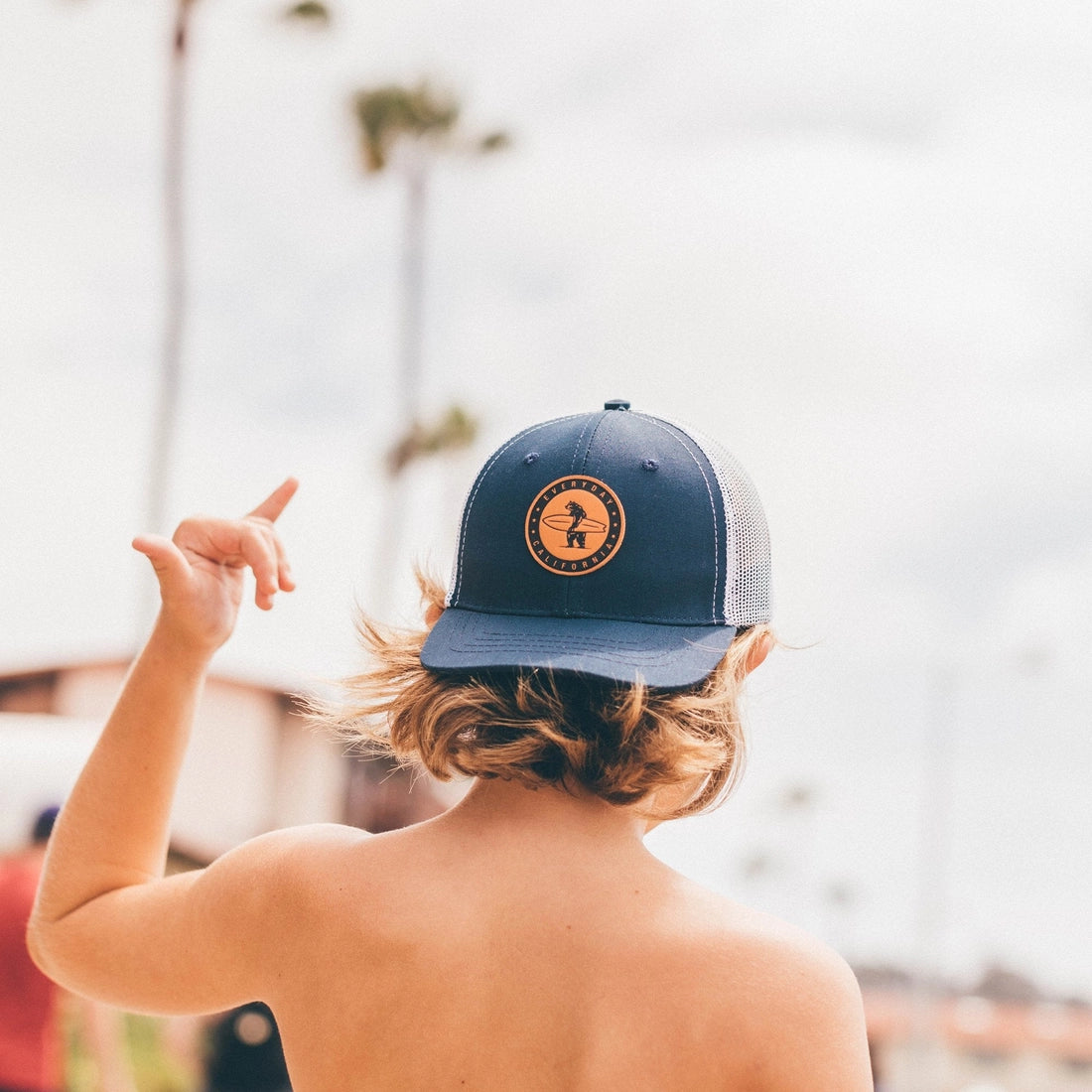 Mini Marlin - Surfer Bear Trucker Hat