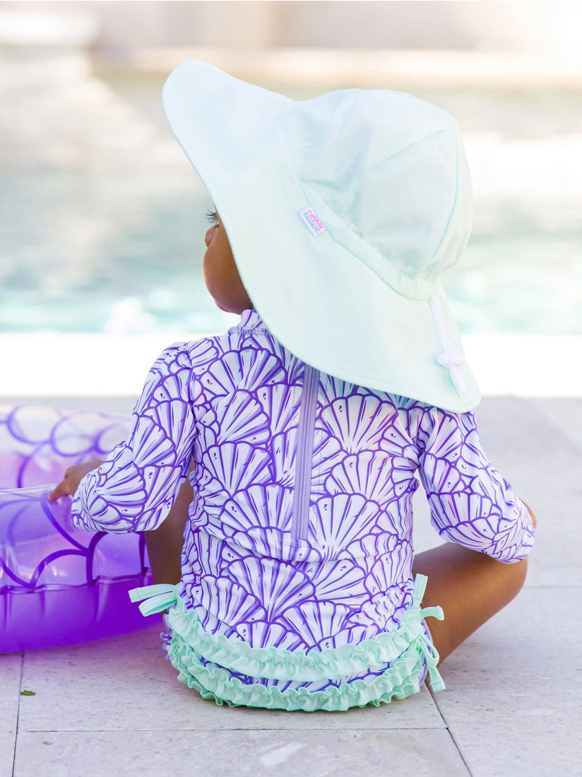 Magical Mermaid One Piece Long Sleeve Rash Guard