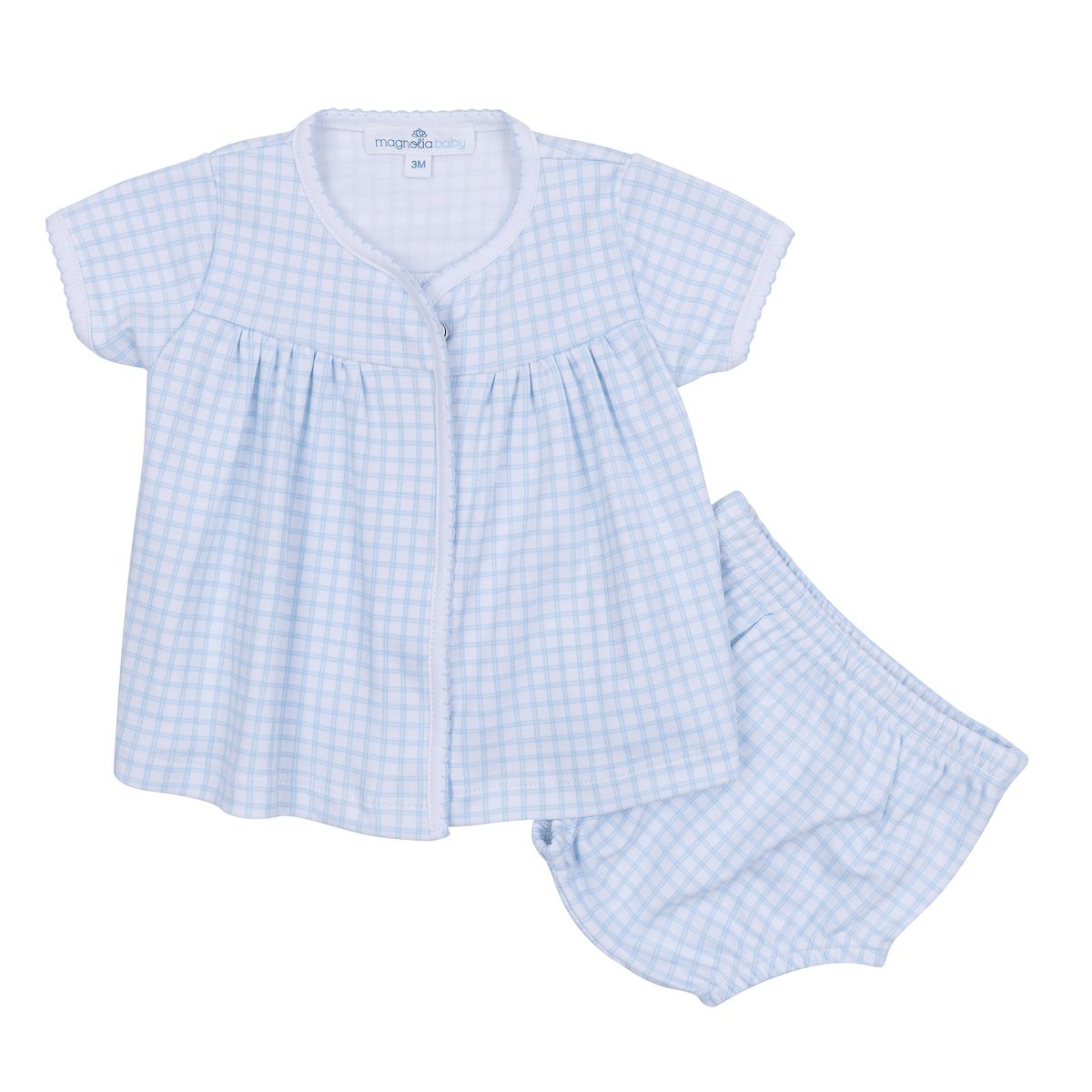 Peek-A-Boo Blue Diaper Set