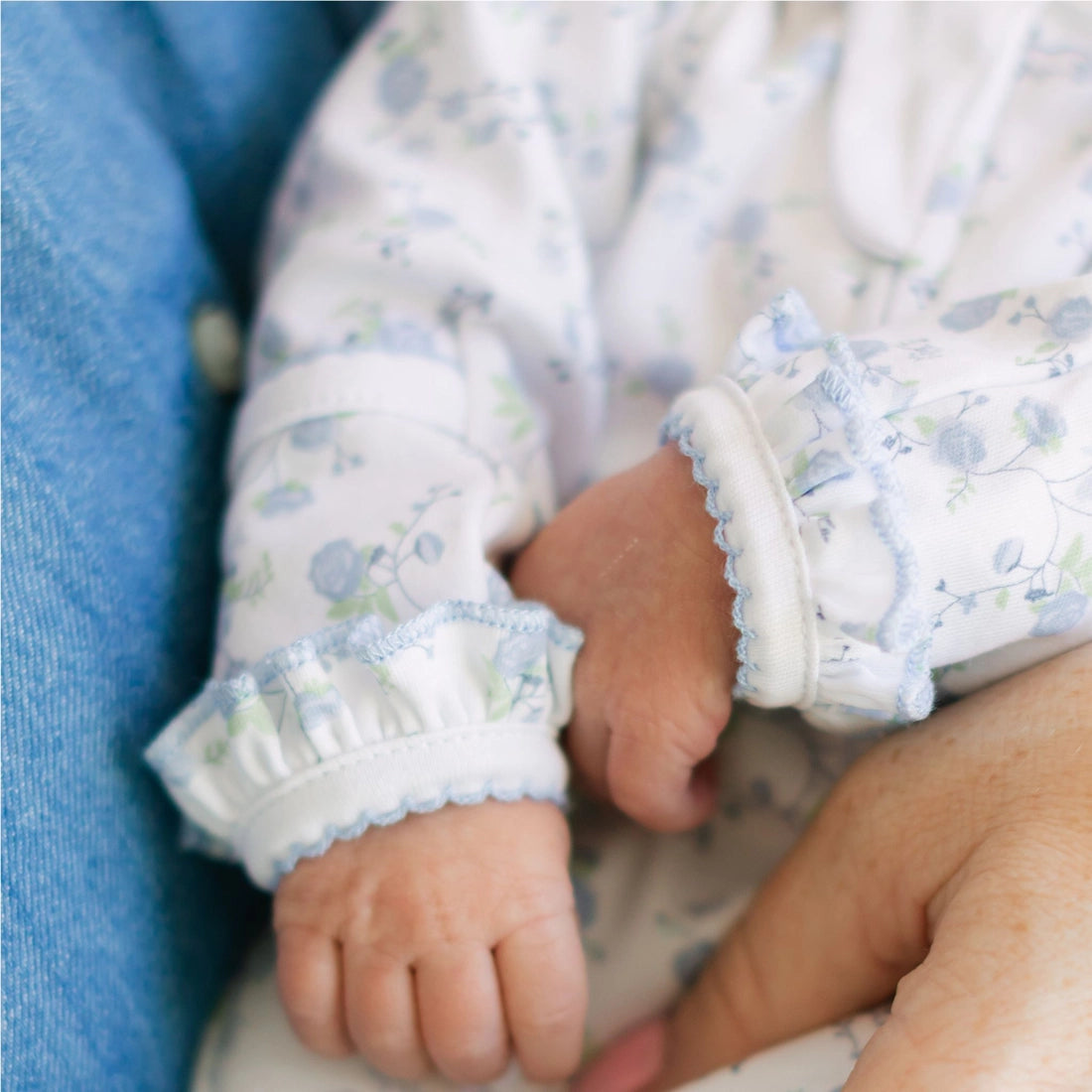Skylar Pima Ruffled Onesie