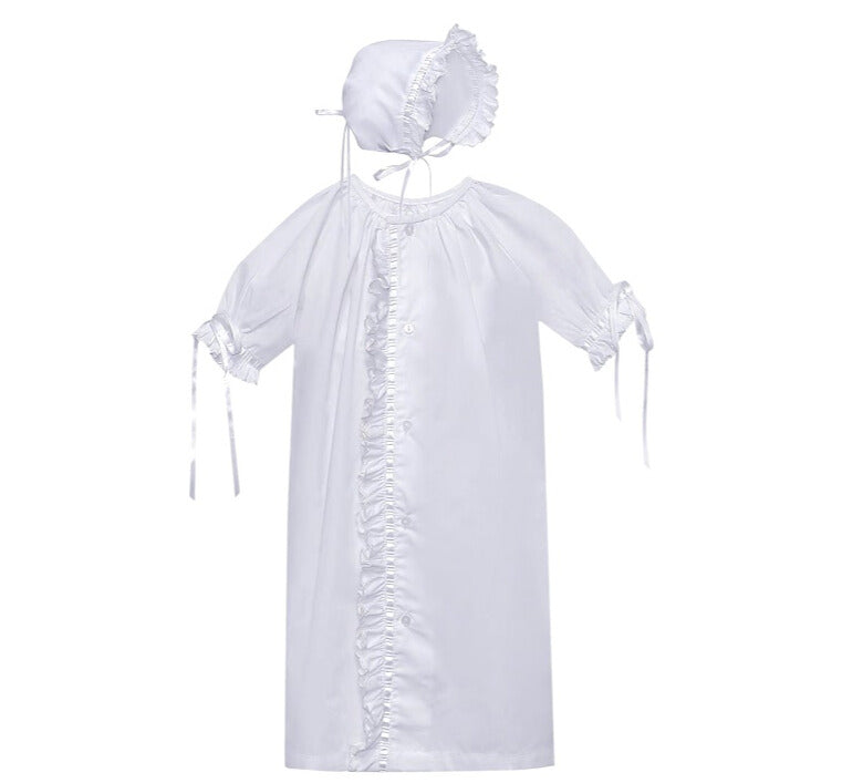 Heirloom Finn Daygown in White Ruffle