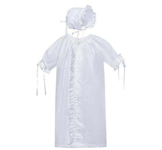 Heirloom Finn Daygown in White Ruffle