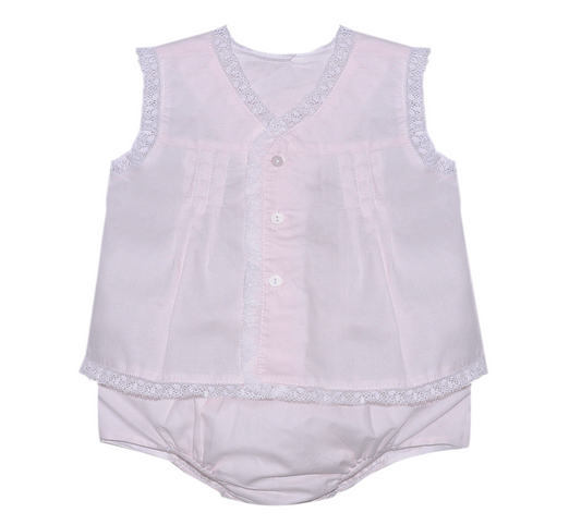 Dylan Diaper Set in Pink