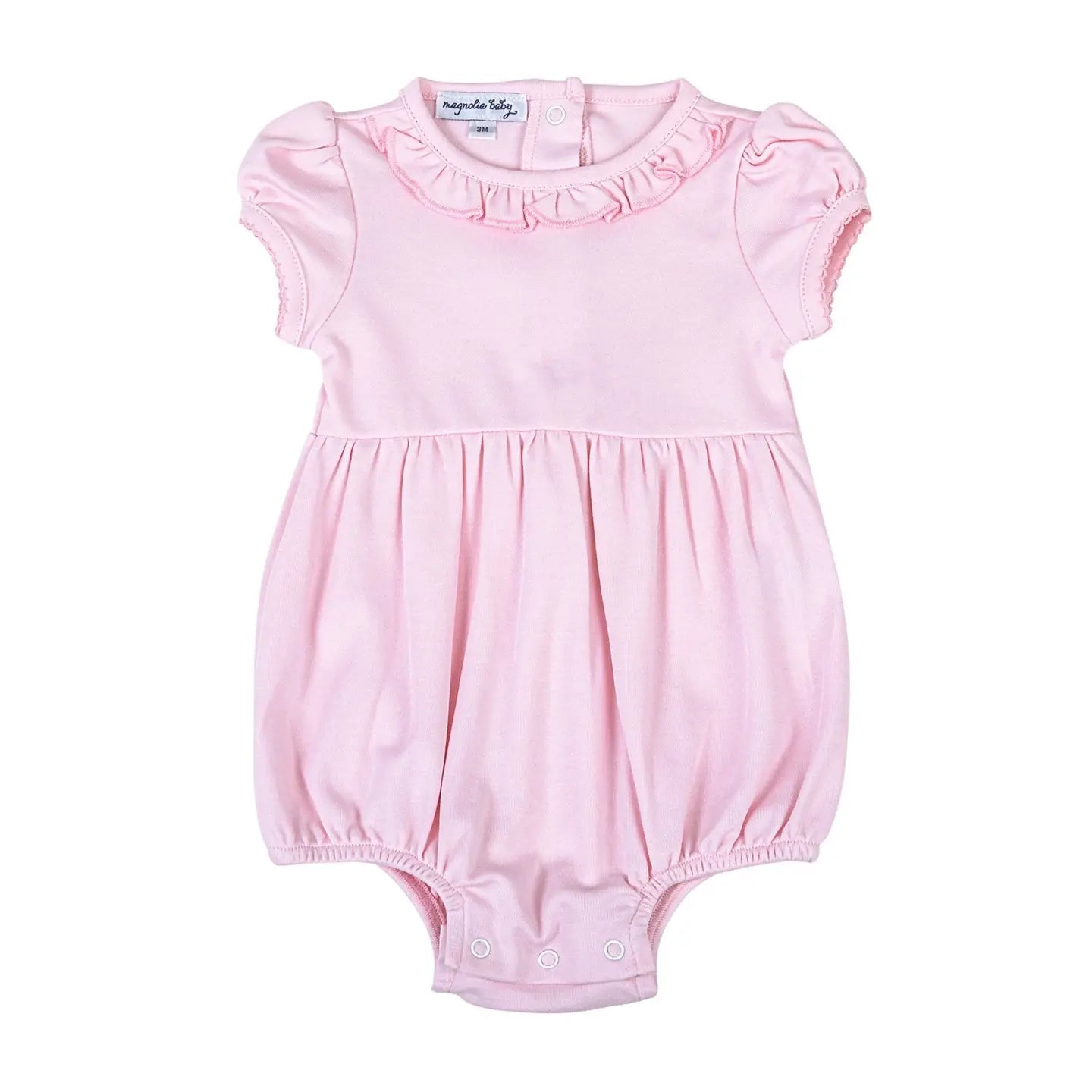 Pima Essential Pink Ruffled Bubble