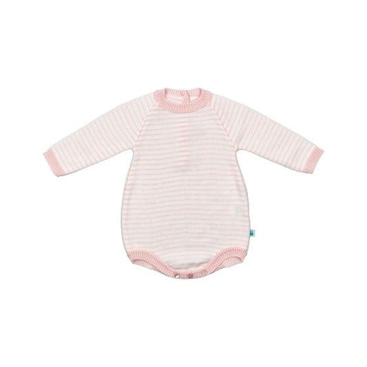 Jana Striped Knit Romper