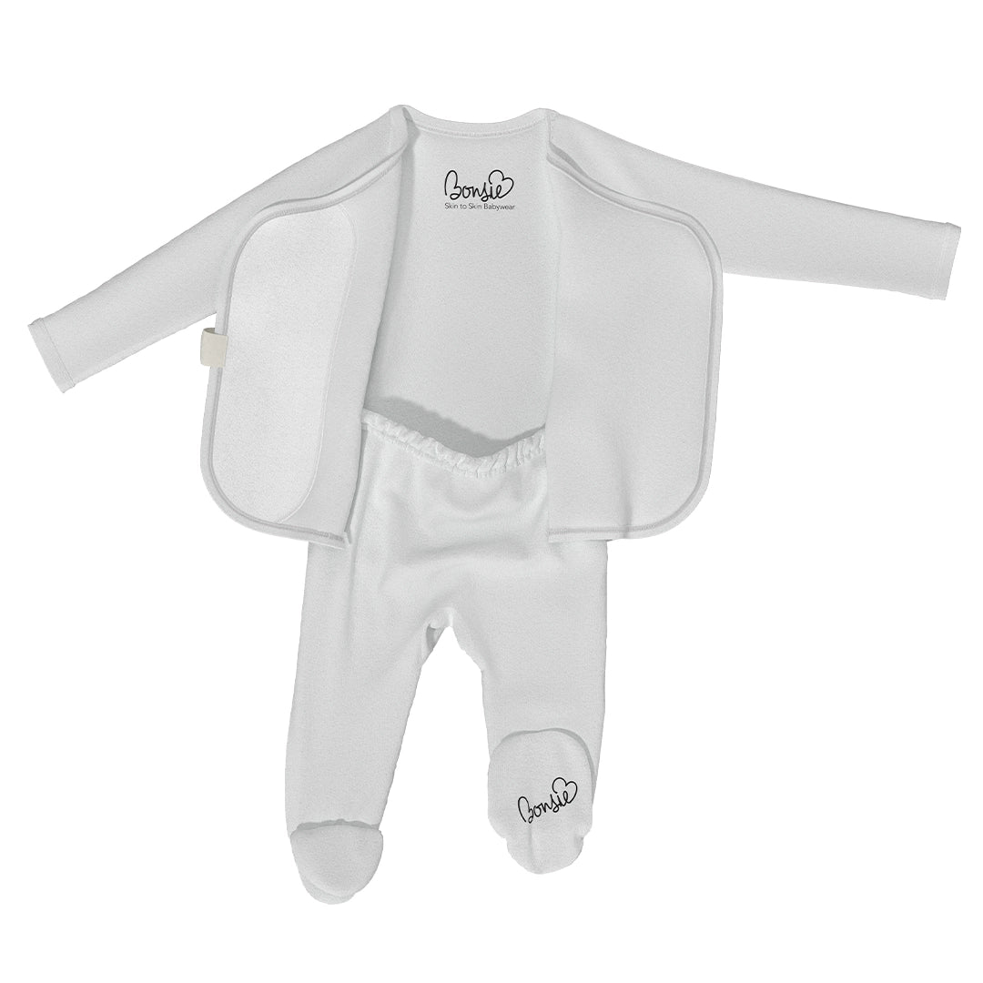 Bonsie Skin to Skin Footie - Milk