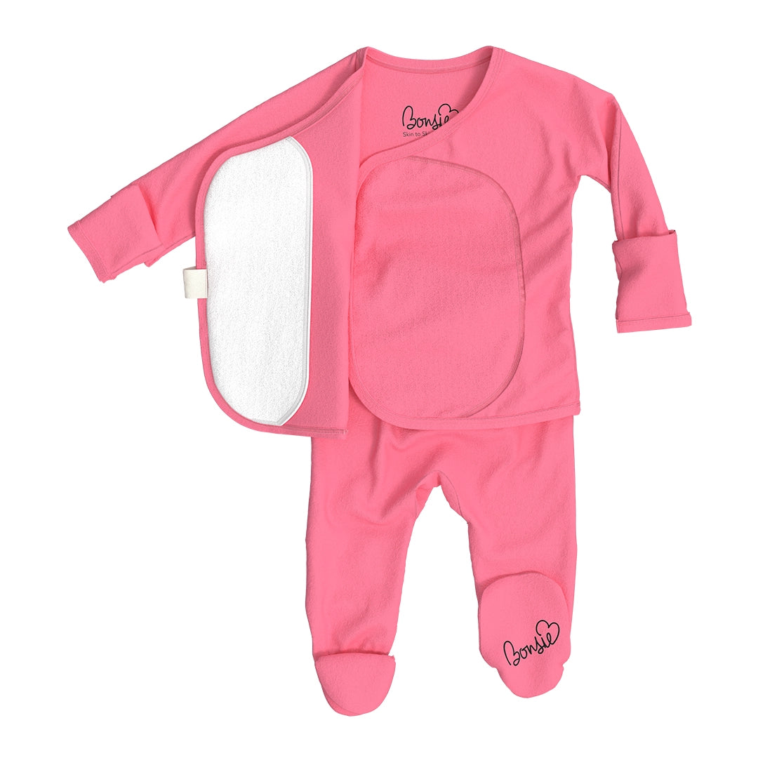 Bonsie Skin to Skin Footie - Pinky Promise