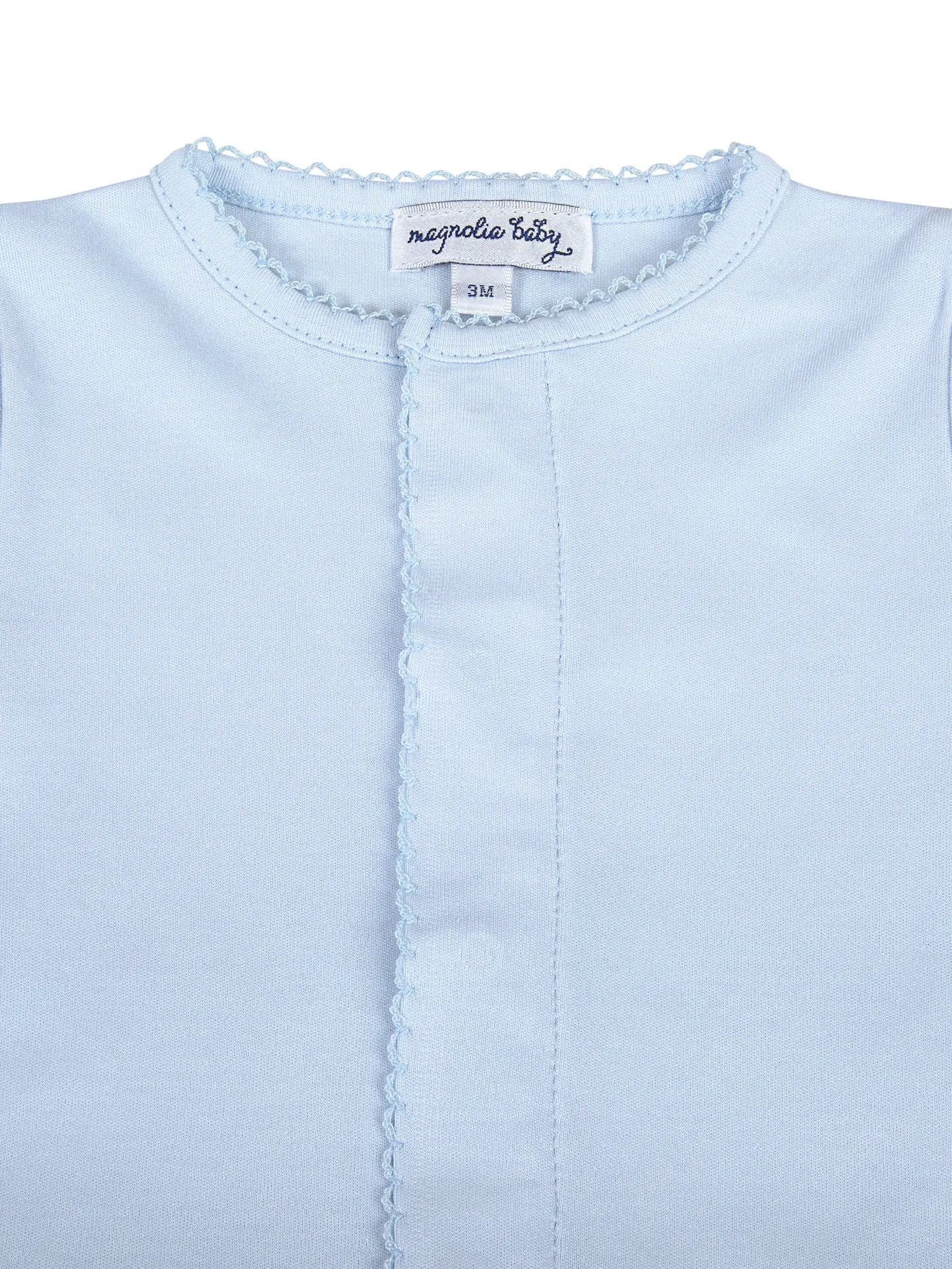 Baby Blue Pima Diaper Set