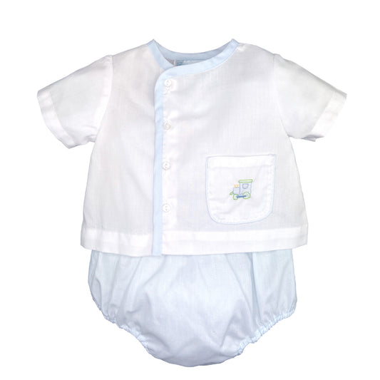 Choo Choo Stitch Diaper Set