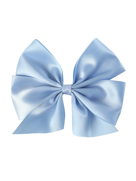 Coastal Blue Satin Bow