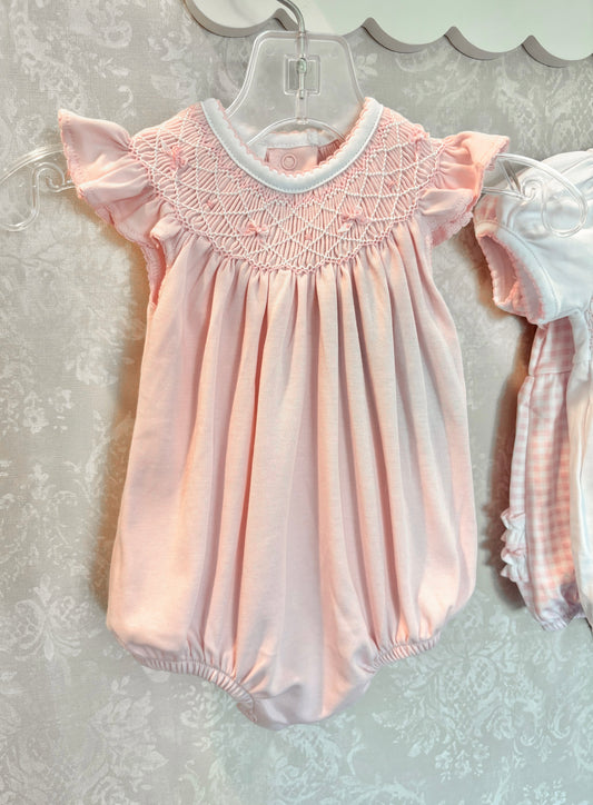 Amelia Classic Smocked Flutter Bubble