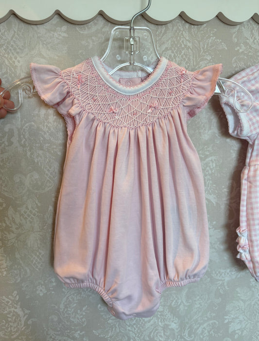 Amelia Classic Smocked Flutter Bubble