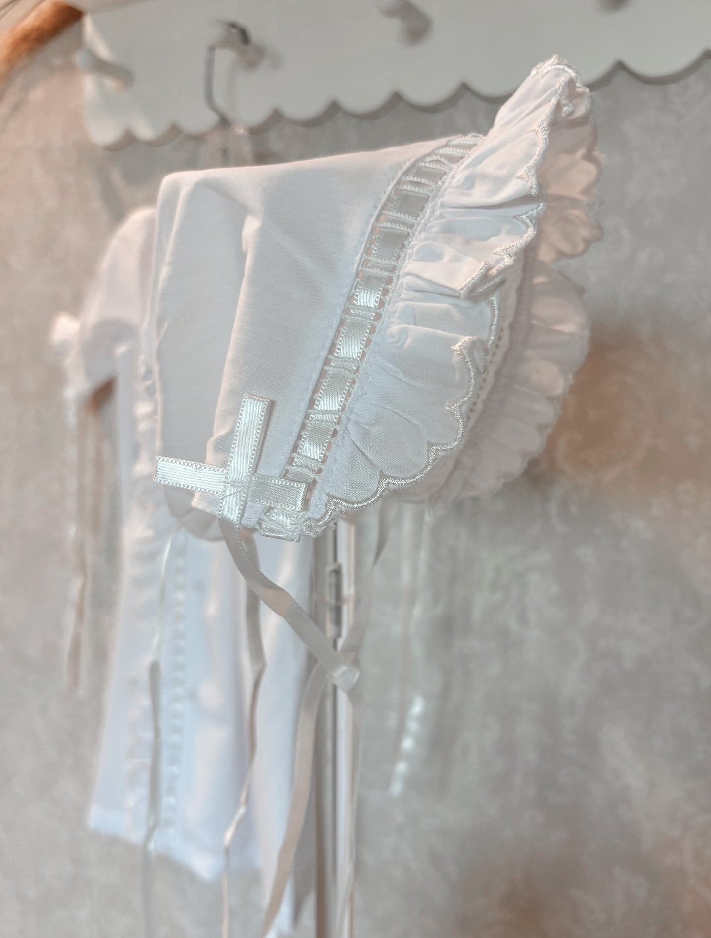 Heirloom Finn Daygown in White Ruffle