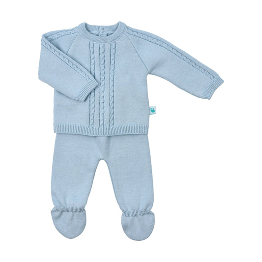 Lennox Sweater Set - Light Blue