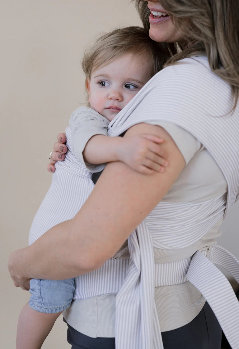 Lalabu Carrier - Oatmeal Stripe