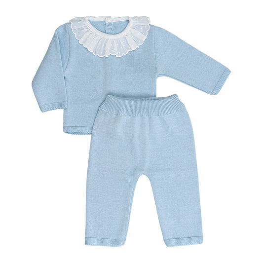 Lily Knit Set - Blue