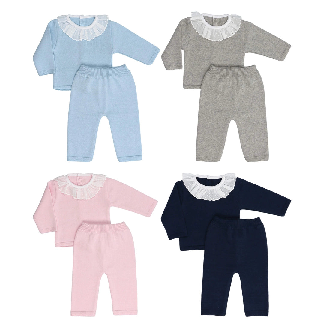 Lily Knit Set - Blue