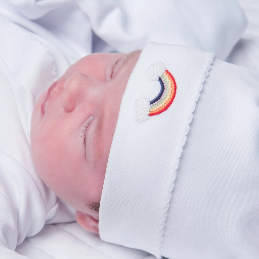 Our Rainbow Baby Hat