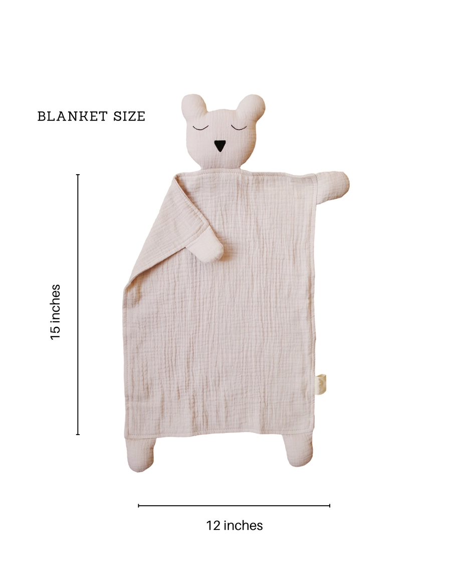 Bear Jumbo Lovey Blanket