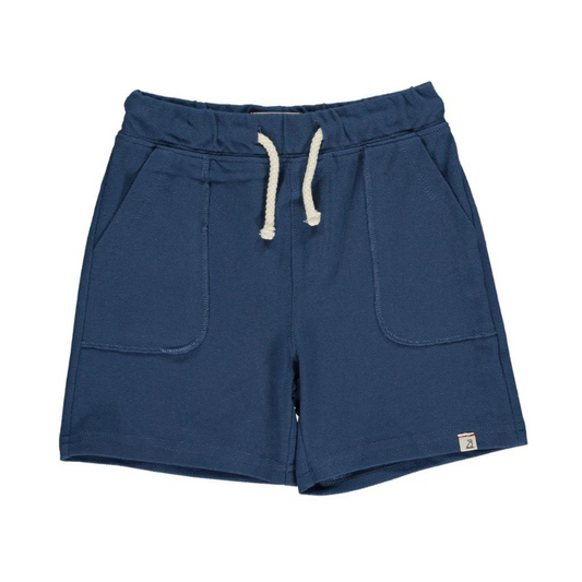 Navy Pique Short