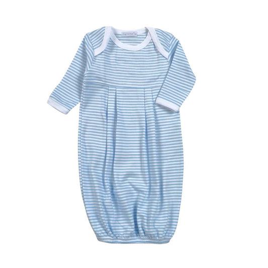 Pima Blue Striped Gown