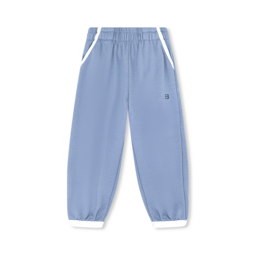 Beloved Banded Pant - Lake Blue, Cotton Candy Blue Minigingham