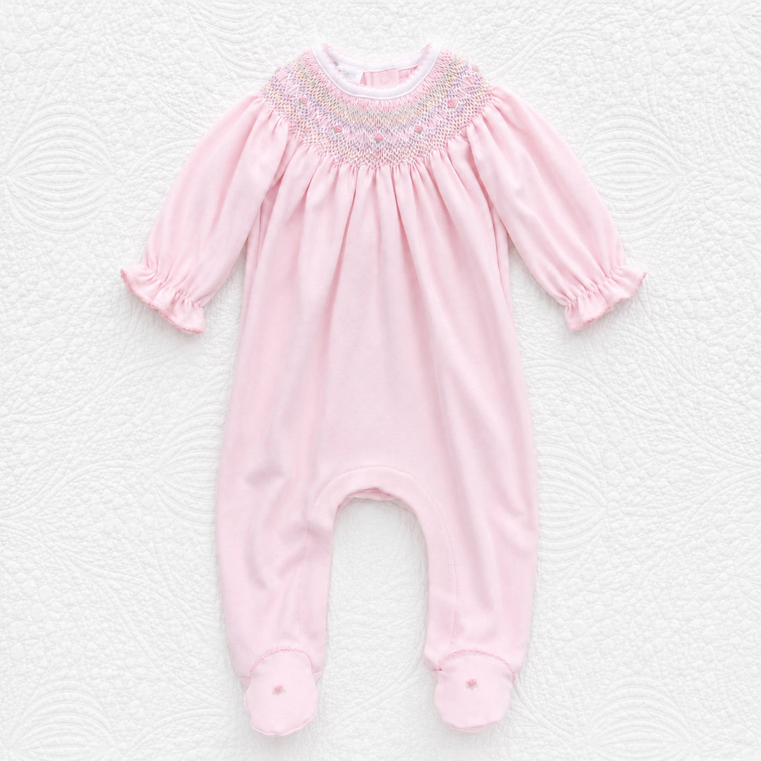 Junie's Classic Smocked Bishop Footie