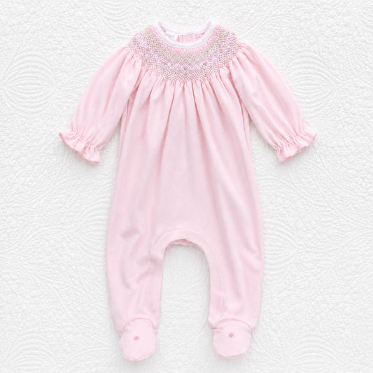Junie's Classic Smocked Bishop Footie