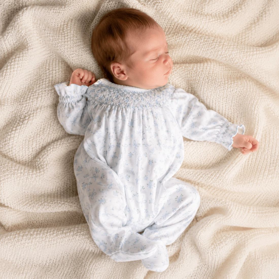 Eloise Classic Smocked Bishop Footie
