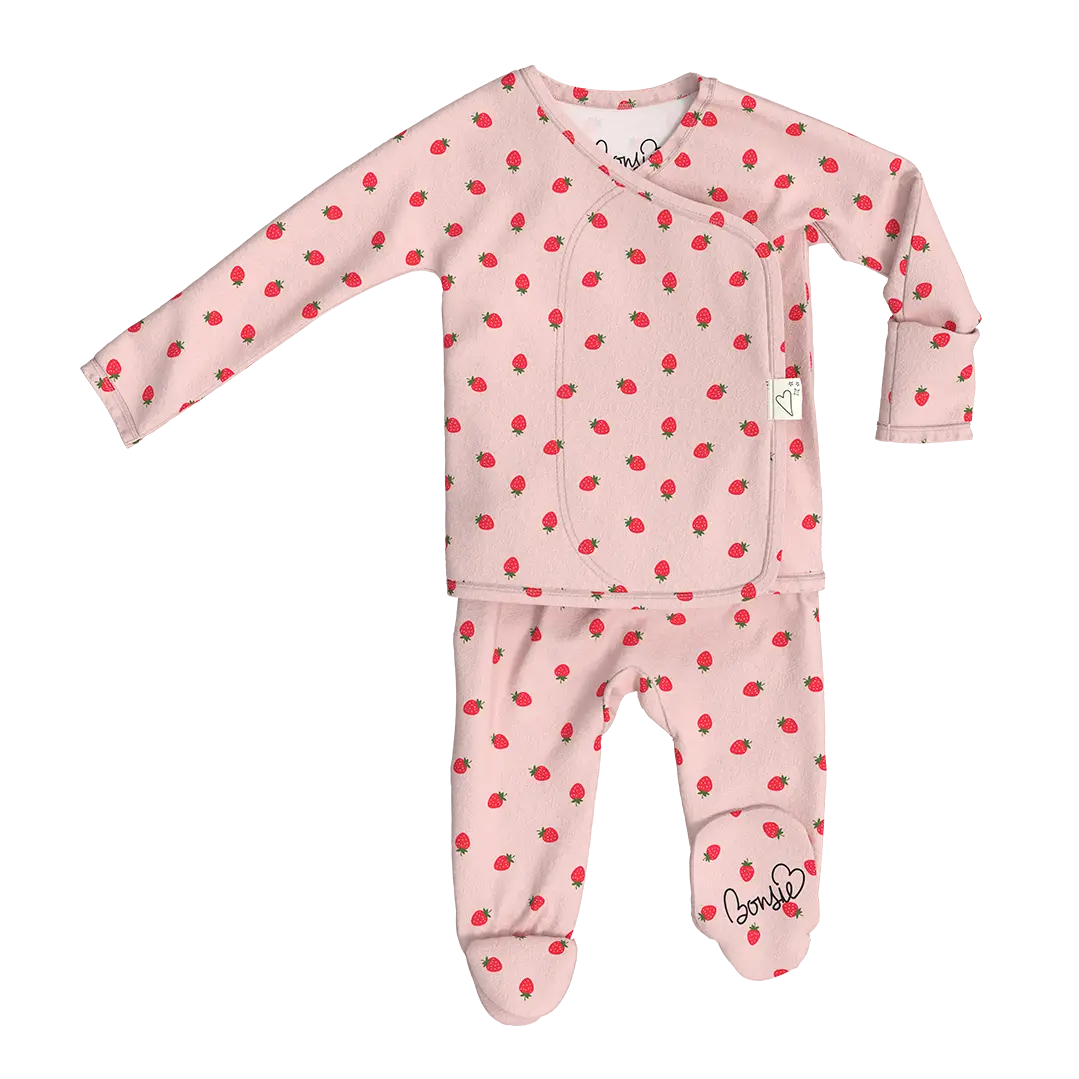 Bonsie Skin to Skin Footie - Strawberry