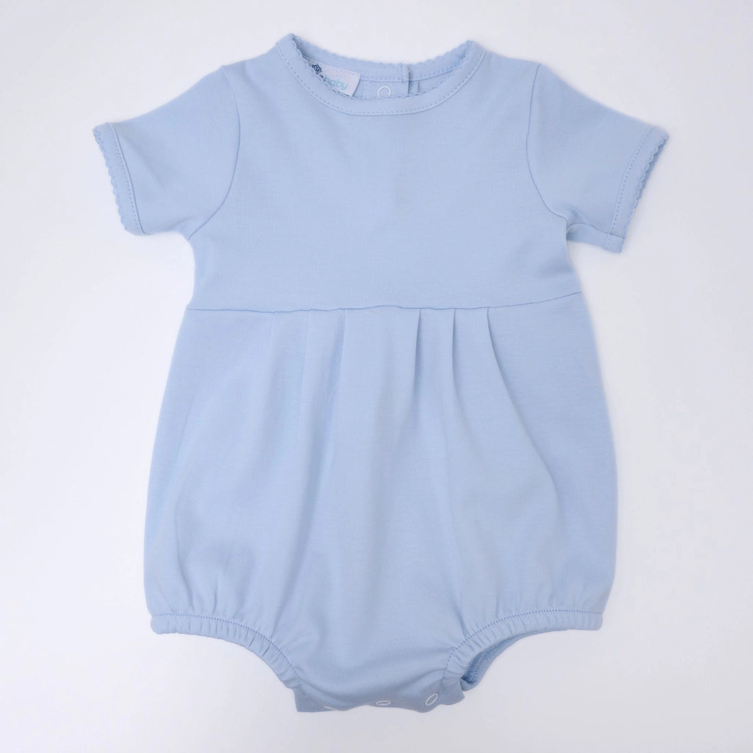 Pima Essential Blue Picot Trim Blue Bubble