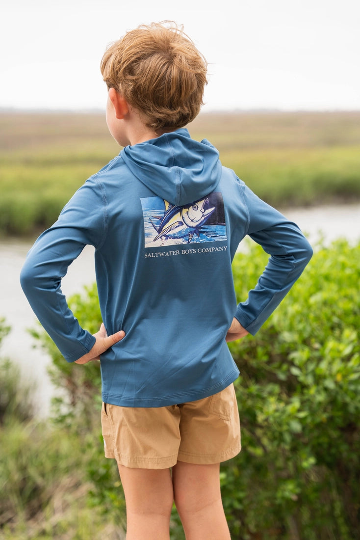 Saltwater Boys Tuna Performance Hoodie