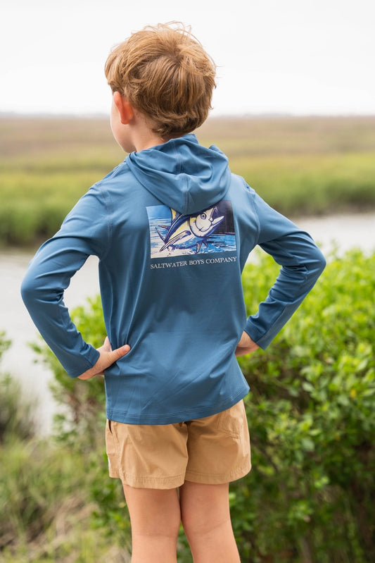Saltwater Boys Tuna Performance Hoodie