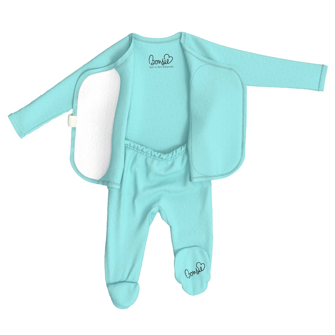 Bonsie Skin to Skin Footie - Tiny Tide