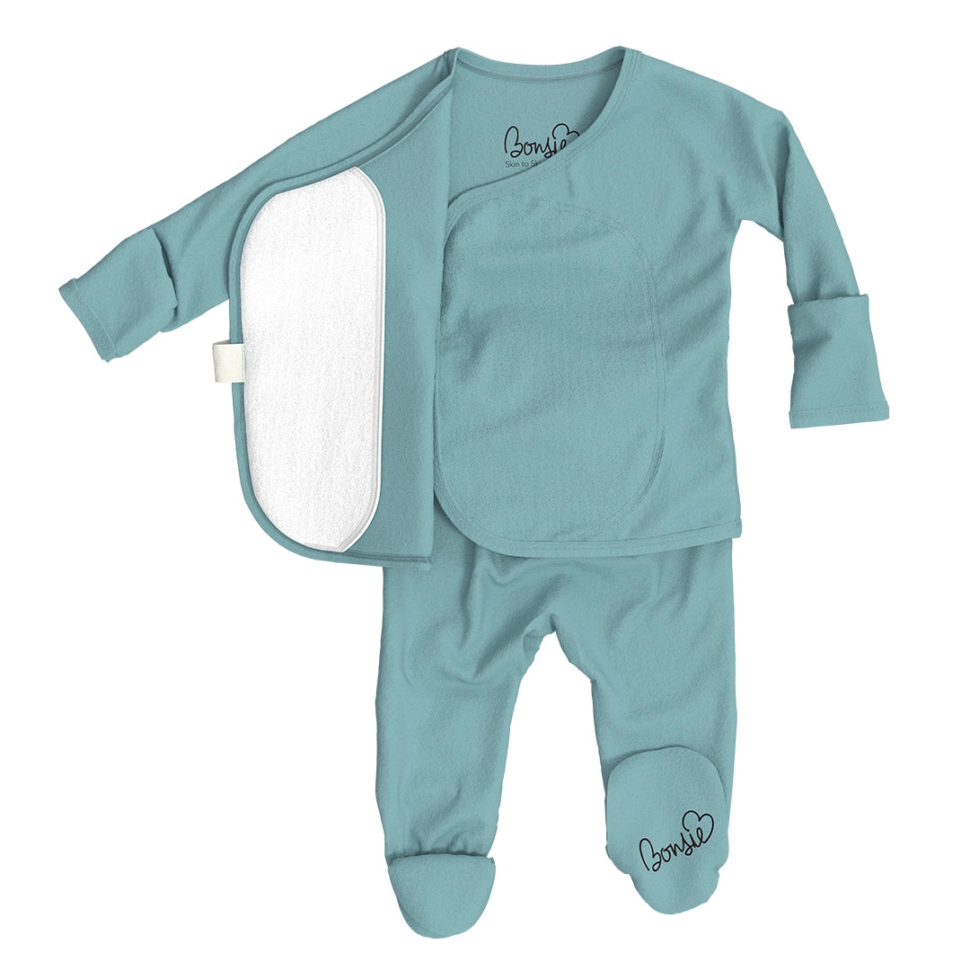 Bonsie Skin to Skin Footie - Ripple