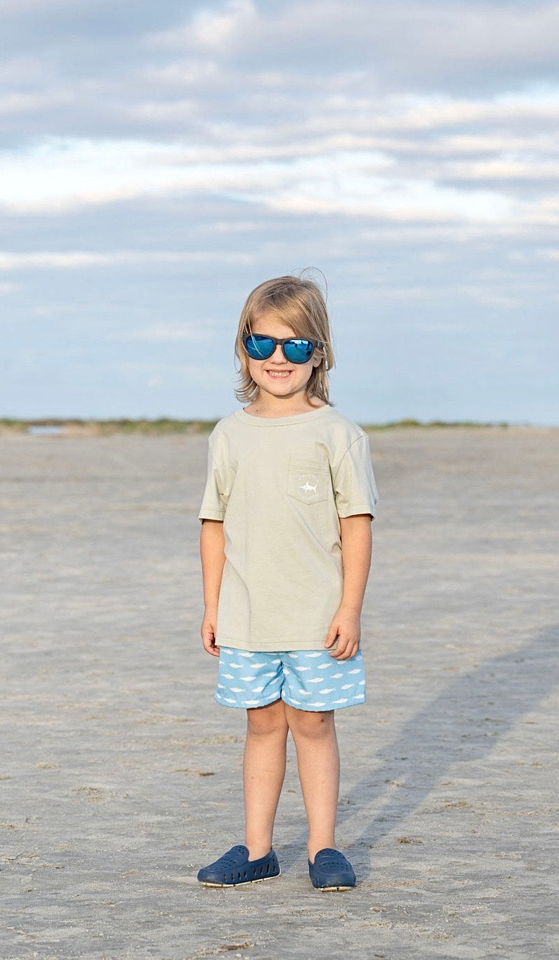 Surfs Up Grey Boys Tee