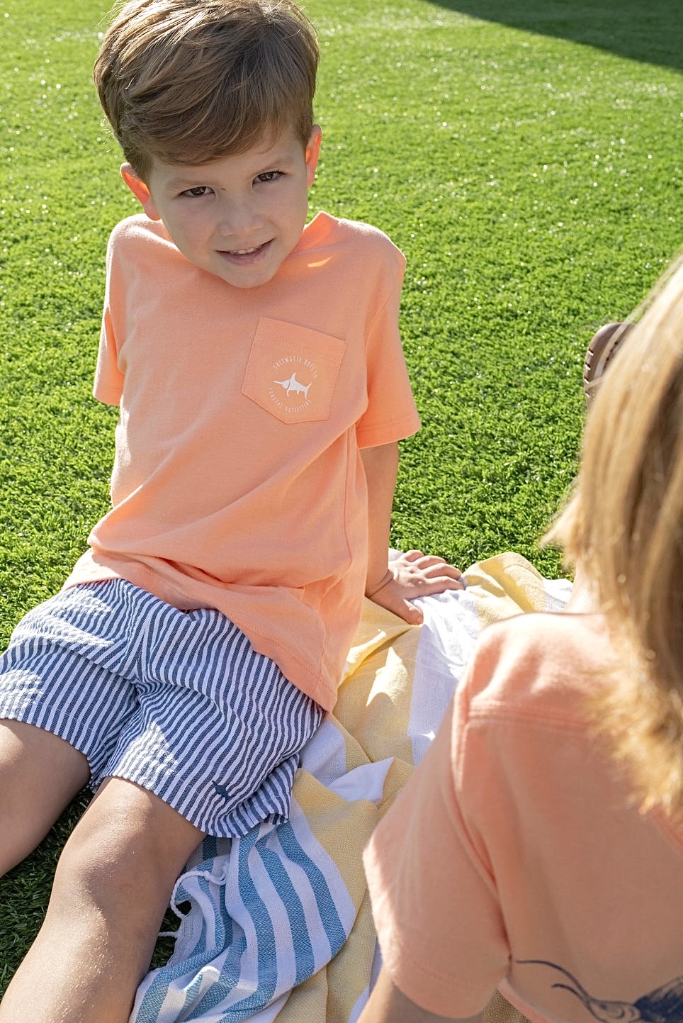 Yacht Club Coral Boys Tee